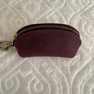 Taco leather keychain